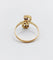 Bague 58.5 Bague marquise antique toi et moi en or 18k et platine, diamants taille roses 58 Facettes A06514