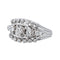 Bague 54 Bague  Or blanc, Platine Diamant 58 Facettes 4261860RV