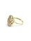 Bague 55 Bague or jaune 18k et diamants 58 Facettes 00006401