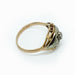 Bague 54.5 Bague or jaune, or blanc, diamant 58 Facettes