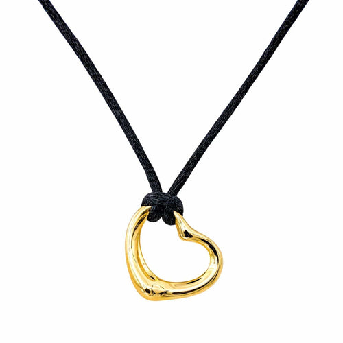 Pendentif Tiffany & Co Pendentif Cordon Open Heart Or jaune 58 Facettes 4226949CN