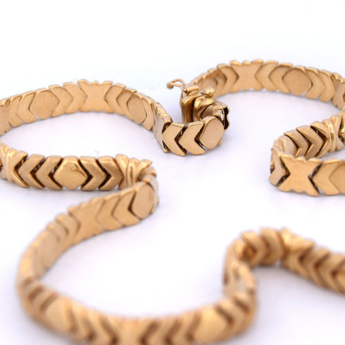 Collier vintage en or jaune