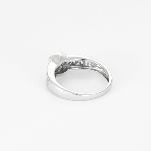 Bague 51 Bague Solitaire en or blanc et diamants 58 Facettes VES0591X2