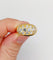 Bague 53 Bague jonc bombée or jaune et 2,20 carats de diamants taille brillant 58 Facettes A06334