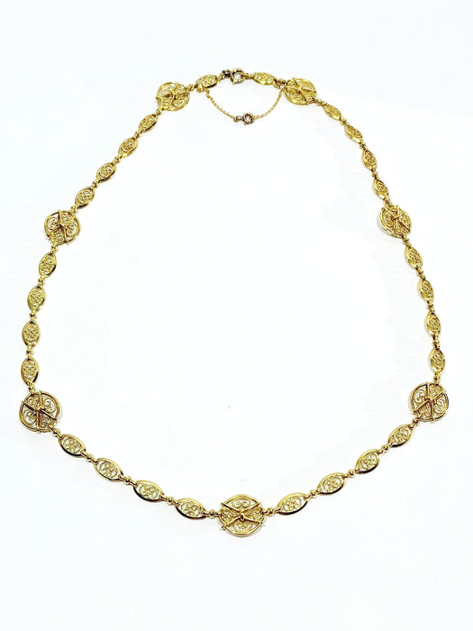 Collier Collier or jaune 58 Facettes