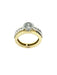 Bague Bague en or jaune et blanc avec diamant 58 Facettes