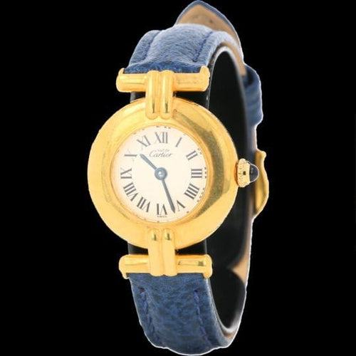 Montre Cartier Montre Colisée Must De Cartier Vermeil 58 Facettes MT44866