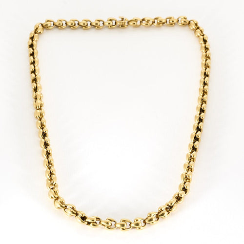 Collier Collier en or jaune 18K à maille fantaisie 58 Facettes RAM2733