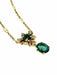 Collier Collier en or jaune tourmaline, indicolite et diamants 58 Facettes