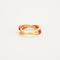 Bague 54 Bague or jaune céramique rouge 58 Facettes 3131758