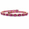 Bracelet BRACELET TENNIS EN OR JAUNE AVEC RUBIS ET DIAMANTS 58 Facettes