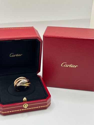 Bague 49 Bague Trinity Cartier 3 ors 6 anneaux 58 Facettes 864