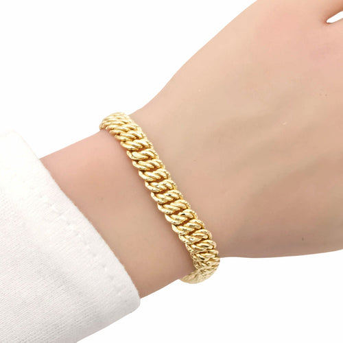 Bracelet Bracelet Maille américaine or jaune 58 Facettes