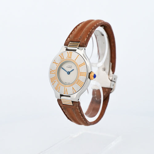 Montre CARTIER - Montre Must 21 - Cadran ivoire - SM 58 Facettes