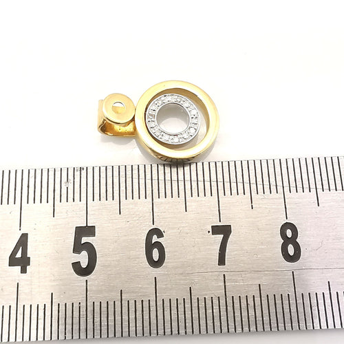 Pendentif Pendentif or jaune & diamants 58 Facettes