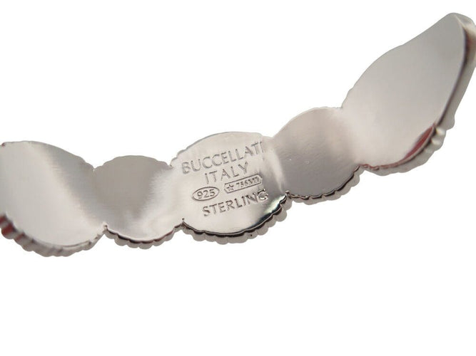 Bracelet bracelet BUCCELLATI manchette blossoms marguerite argent daisy 58 Facettes 269492