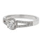 Bague 54 Bague Solitaire Or blanc Diamant 58 Facettes 578756RV