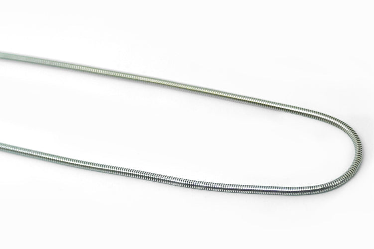 Collier Chaîne serpent or blanc 18 carat 58 Facettes