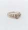 Bague 51.5 Bague victorienne or rose et argent, diamant et diamants 58 Facettes A05591