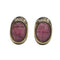 Boucles d'oreilles Boucles d'oreilles en tourmaline rose et or jaune 18 carats 58 Facettes PE723