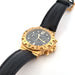 Bracelet BULGARI - Montre Diagono Scuba or jaune bracelet cuir 58 Facettes