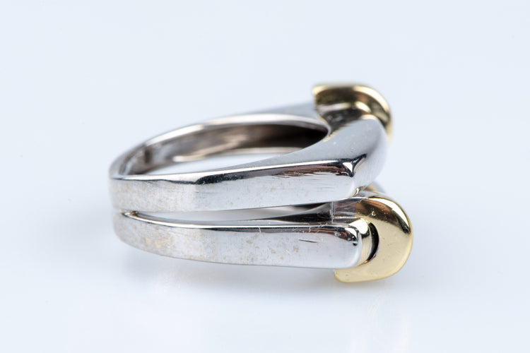 Bague 49 Bague 18 carats Or blanc Or jaune 58 Facettes BGBIJB-107