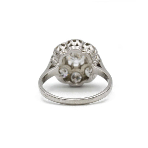 Bague 58 Bague Platine et Diamants 58 Facettes 240169R
