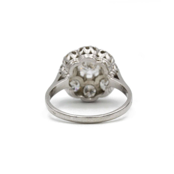 Bague 58 Bague Platine et Diamants 58 Facettes 240169R