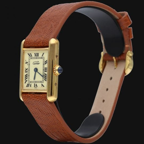 Montre Cartier Montre Tank Vermeil 58 Facettes MT44800
