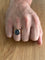 Bague Intaille or et hématite