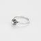 Bague 55.5 Solitaire Or Blanc Diamant 58 Facettes LP1346/11