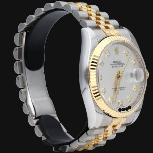 Montre Rolex Montre Date Just 36 58 Facettes MT42553