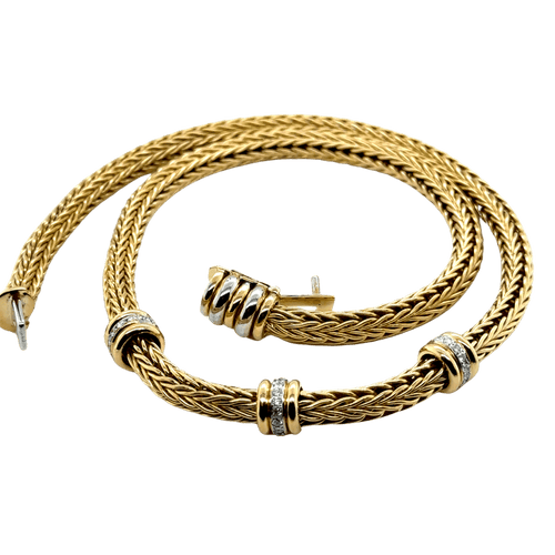 La pépita - Collier ras du cou Or jaune et Diamants 58 Facettes 1.0000397/1