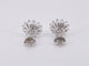 Boucles d'oreilles Boucles d'oreilles en or blanc avec diamants naturels 58 Facettes 2220