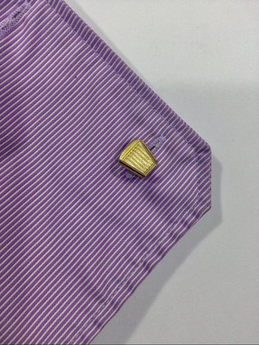 Boutons de manchette Boutons De Manchette trapèzes Or Jaune 58 Facettes 950860