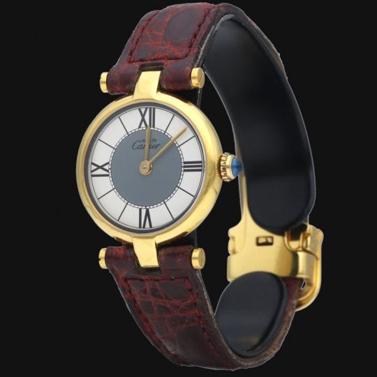 Montre Cartier Montre Must De Cartier Vermeil 58 Facettes MT41239