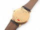 Montre vintage montre BULGARI bb33gl 33mm or jaune 18k bracelet croco  quartz 58 Facettes 270124