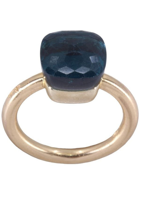 Bague 53 POMELLATO - BAGUE NUDO CLASSIC TOPAZE BLUE LONDON 58 Facettes 085741