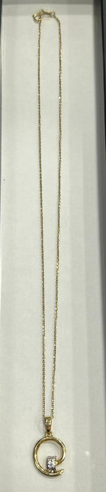 Collier Chaine + Pendentif or jaune 58 Facettes LP216