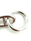 Bracelet HERMES. Collection "Aléas" bracelet argent 925/00 PM 58 Facettes