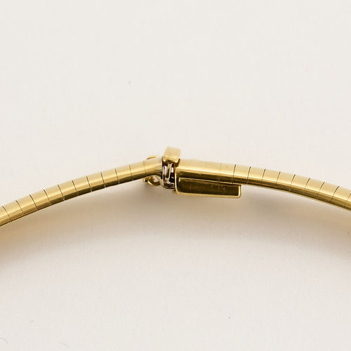 Collier Collier ras de cou en or jaune, or blanc et diamant 58 Facettes LIS2501