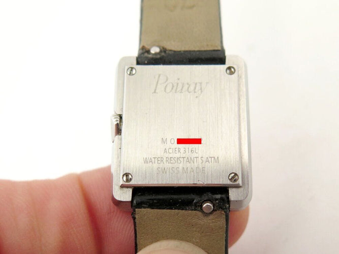 Montre montre POIRAY ma premiere mini 21 mm acier + 3 bracelets boite lady 58 Facettes 267867