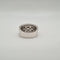 Bague 53 Bague or blanc sertie de diamants baguettes et ronds 58 Facettes
