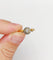 Bague 54 Bague solitaire art deco or jaune 18k diamant taille ancienne 58 Facettes A05903
