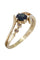 Bague 53 BAGUE MODERNE SAPHIR ET DIAMANTS 58 Facettes 087591