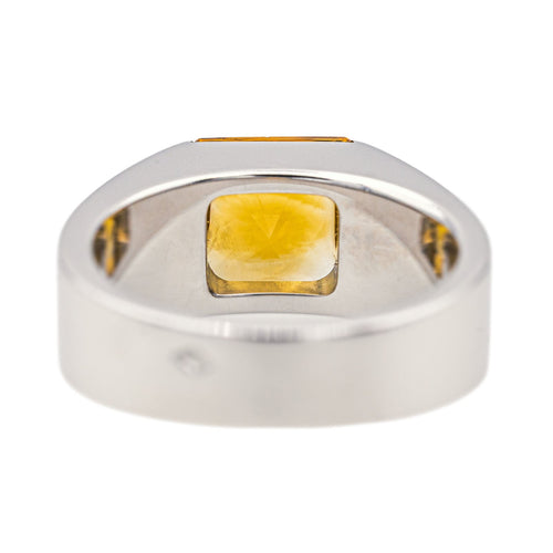 Bague 53 Cartier Bague Solitaire  Or blanc Citrine 58 Facettes 3451512RV