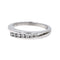 Bague 54 Bague Or blanc Diamant 58 Facettes 4064401CN