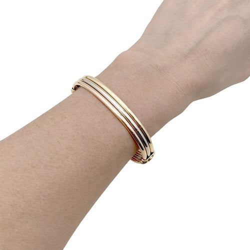Bracelet Bracelet CARTIER, « Vétéran » 3 tons d'or. 58 Facettes 35148