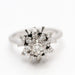 Bague 55 Bague rosace en or et diamants 58 Facettes E361333