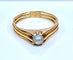 Bague en or rose perle fine vers 1900
